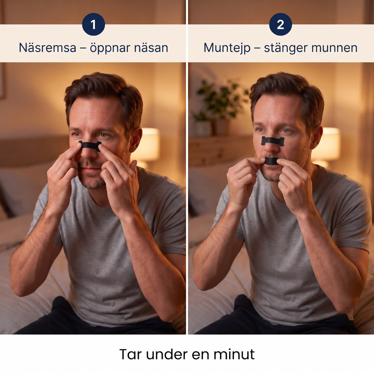 Mekanismen: Näsan öppnas först